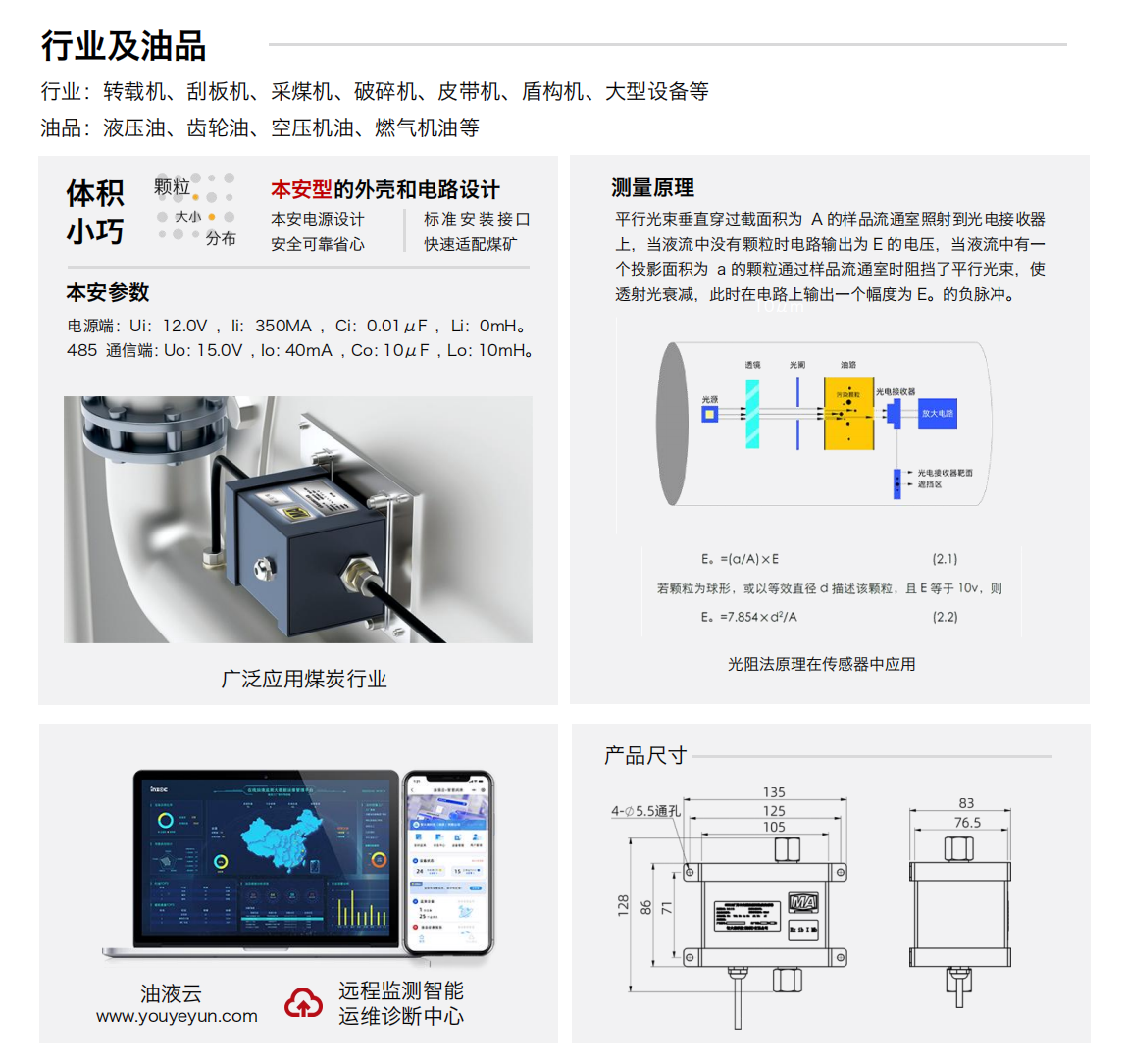 GYW12系列礦用本安型油液污染度傳感器 行業(yè)應(yīng)用及油品